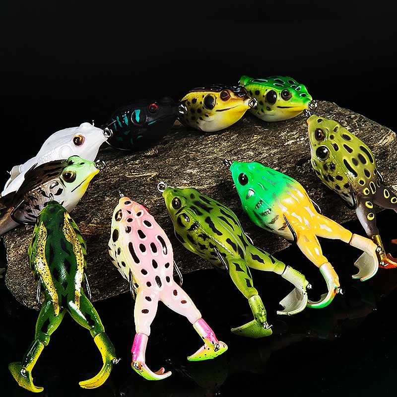 Mồi Câu Cá Hình Ếch Sấm Sét Mềm 13.6g