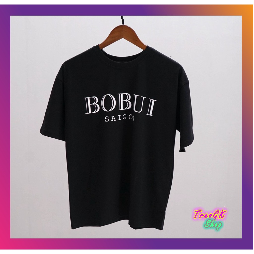 Áo Thun Unisex BOBUI SAIGON Phông Nam Nữ Tay Lỡ