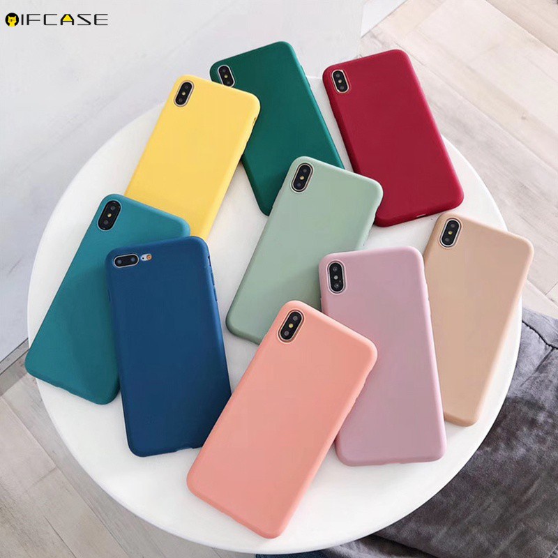 Ốp Điện Thoại TPU Mềm Màu Kẹo Trơn Mặt Nhám Đơn Giản Cho Samsung Galaxy A73 A53 A33 A13 4G 5G