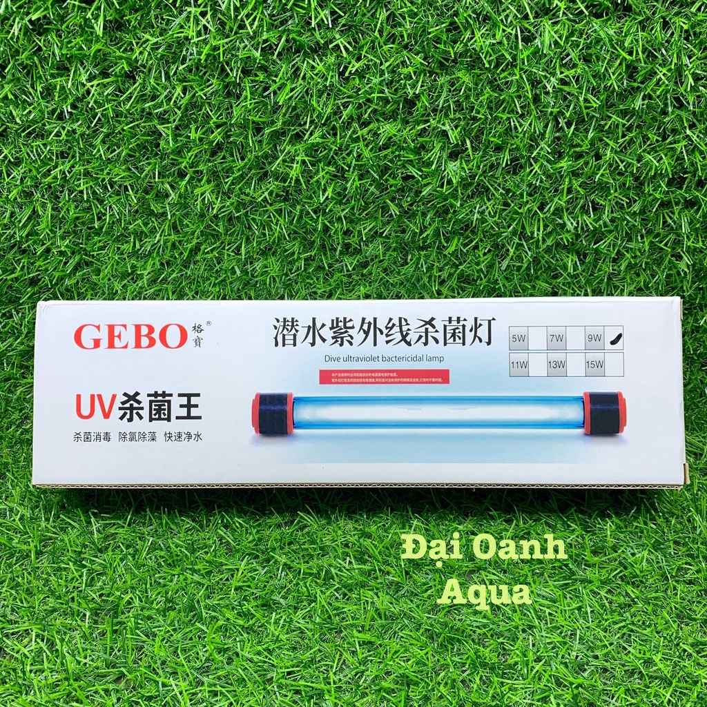 Đèn UV GEBO Diệt Tảo Diệt Khuẩn Và Nấm,Ngăn Rêu Cho Bể Cá Cảnh 7W 9W 11W13W ( Đèn Diệt Tảo Bể Cá)
