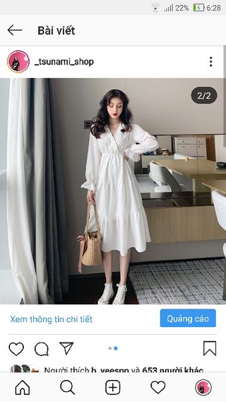 Váy xếp tầng