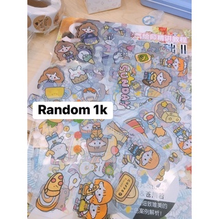 Set 10 tờ sticker dễ thương