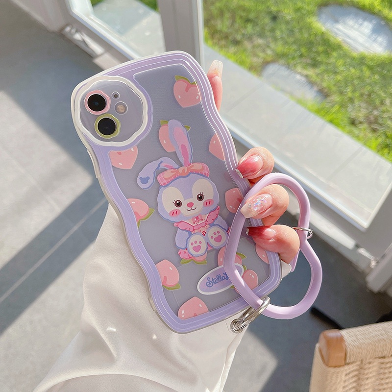 Móc Khóa Hình Trái Tim Bằng Silicon Mềm Chống Thất Lạc Cho Điện Thoại