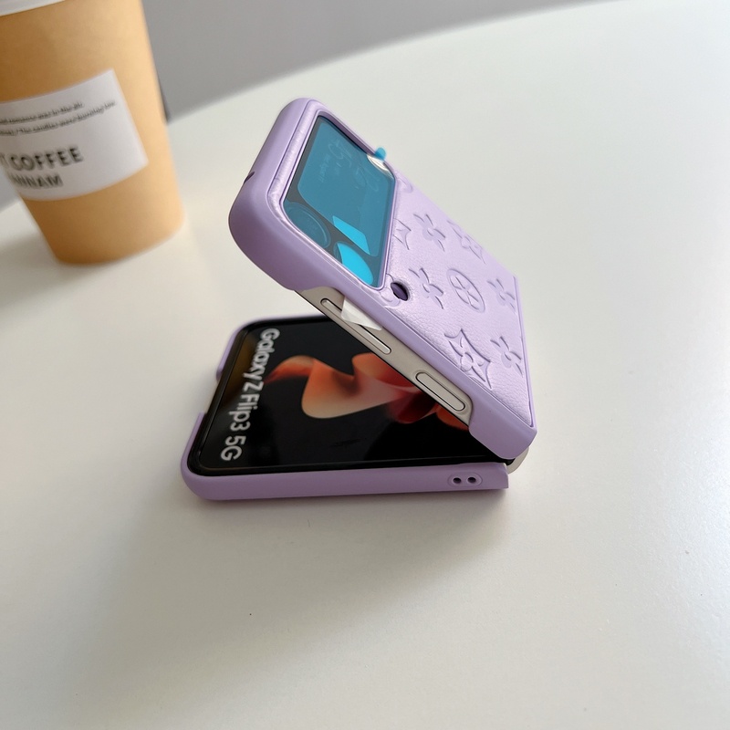 HOCE Ốp Điện Thoại Da Sang Trọng Chống Sốc Cho Samsung Galaxy Z Flip 3 5G ZFlip 3 Z Flip3 ZFlip3