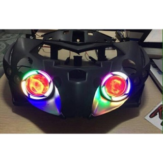 Đèn mắt cú viền 7 màu