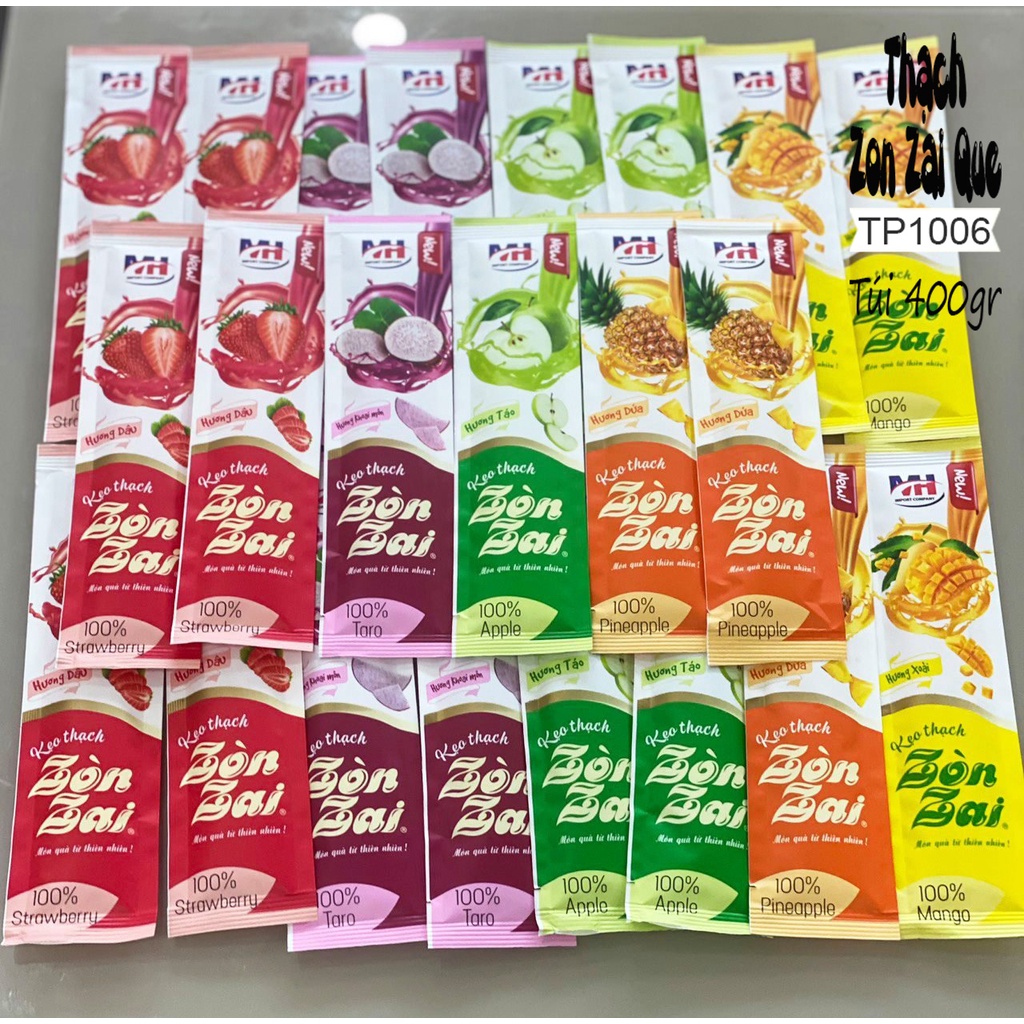 Thạch ZÒN ZAI túi 800gr