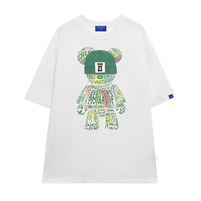 Áo Thun %Cotton Full size unisex gấu Snow