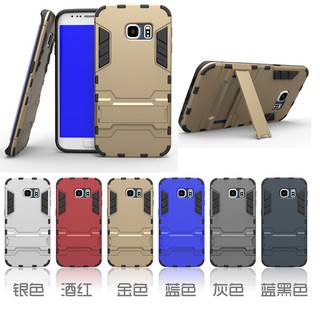 [Giá rẻ nhất ] Ốp lưng Samsung Galaxy S6 Edge chống sốc Iron man có chân dựng máy