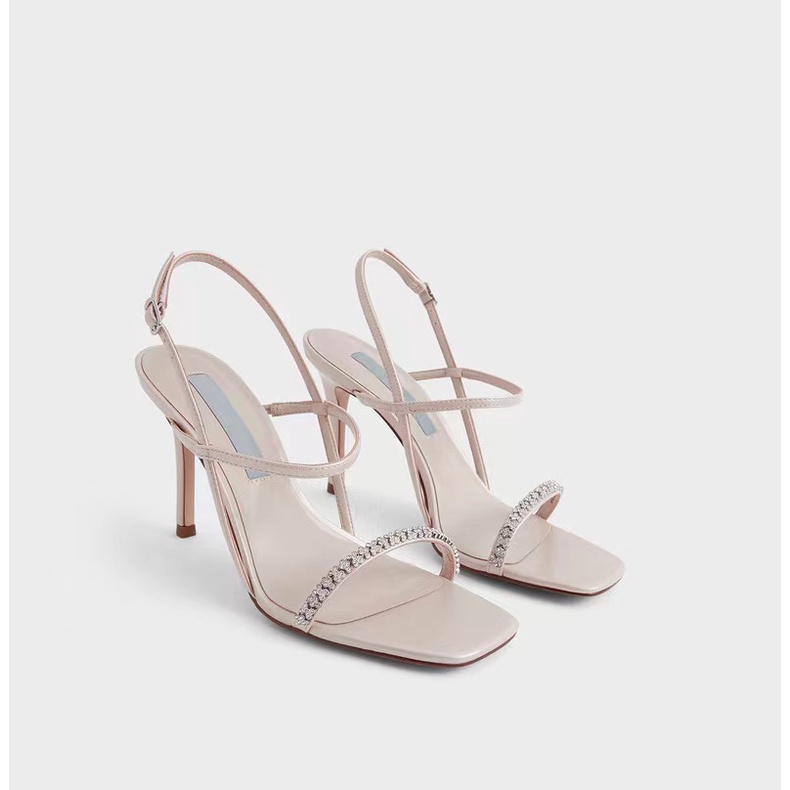 Giày Cao Gót 8cm Màu Đen Thời Trang Thanh Lịch Cho Nữ