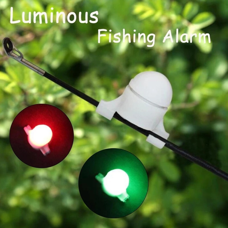 Thiết Bị Báo Động Cá Cắn Câu Tự Động Gắn Kèm Đèn LED Sử Dụng Pin Tiện Dụng