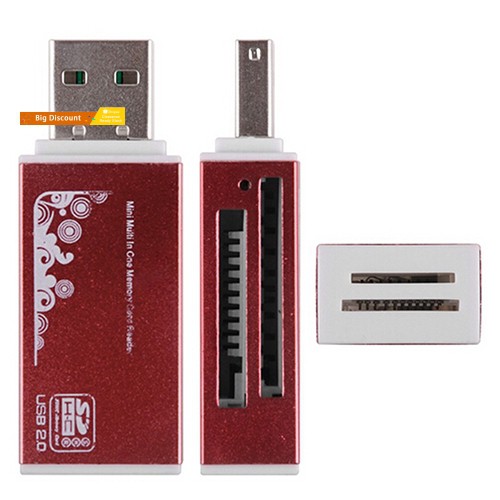 Đầu Đọc Thẻ Nhớ Micro Sd Sdhc Tf M2 Mmc Ms Pro Duo Usb 2.0