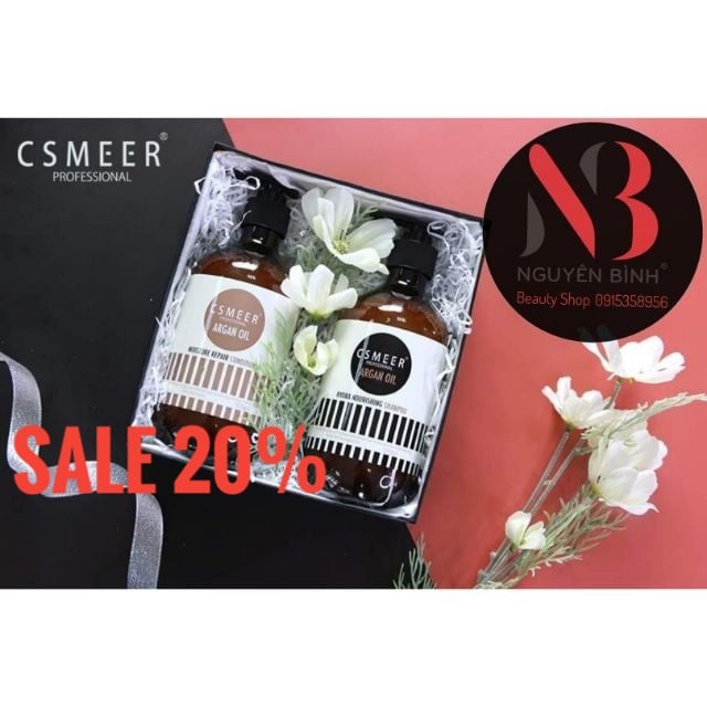 CẶP GỘI XẢ CSMEER 750ML - CSMEER