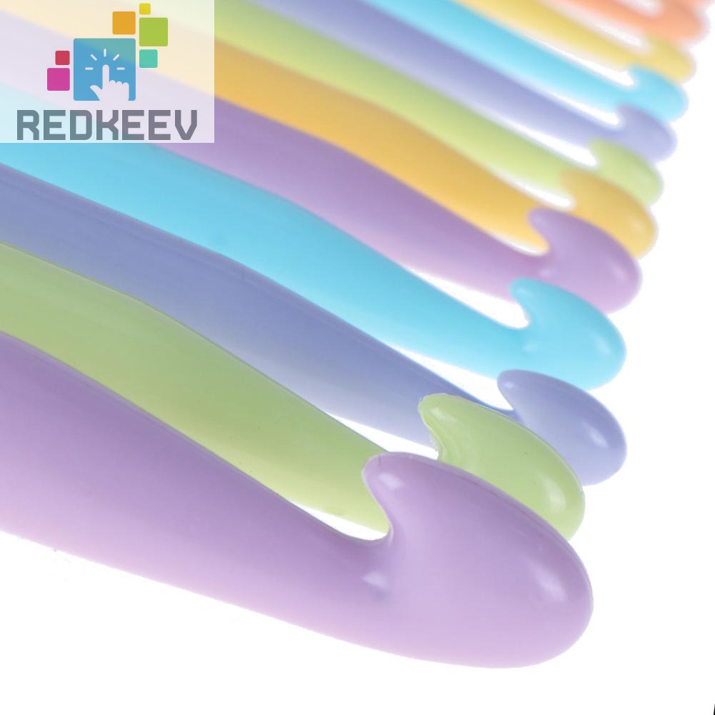 Set 12 kim móc len 2-10mm bằng nhựa chuyên dụng thích hợp làm quà tặng