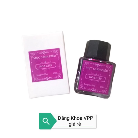 Mực cánh diều nhập khẩu nhanh khô lọ 25ml - 3 màu xanh/đen/tím