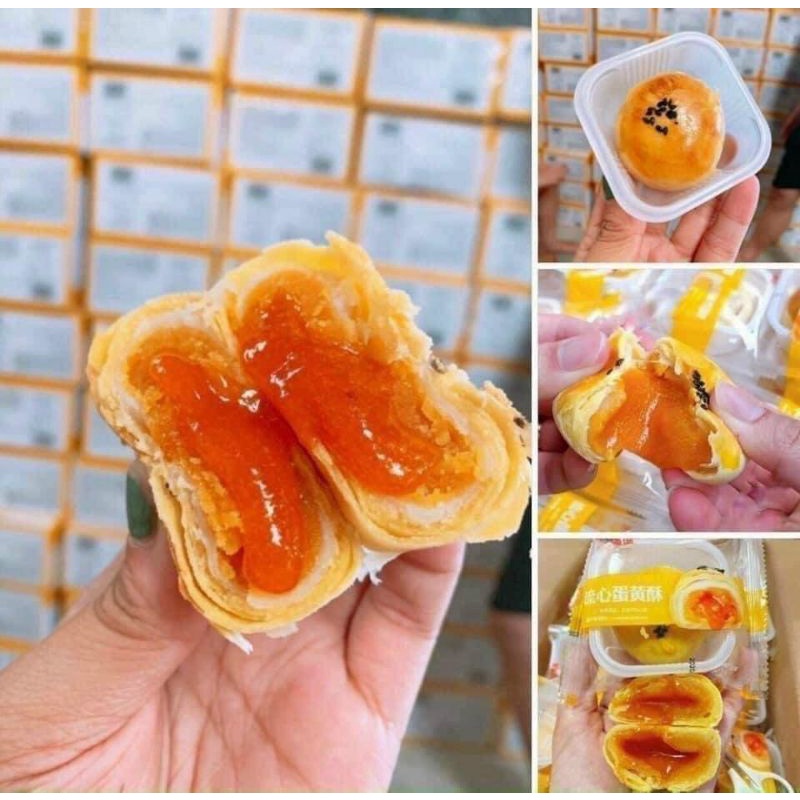 Bánh trứng chảy nguyên thùng 2,5 kg khoảng 46 - 48 chiếc date mới (Free Ship)