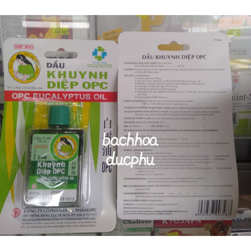 Dầu khuynh diệp OPC