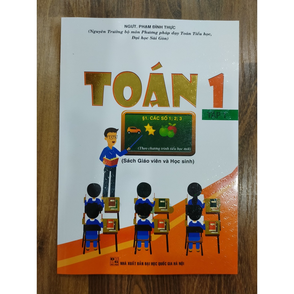 Sách - Toán 1 - Tập 1 - Sách Giáo Viên Và Học Sinh  (Theo Chương Trình Tiểu Học Mới)
