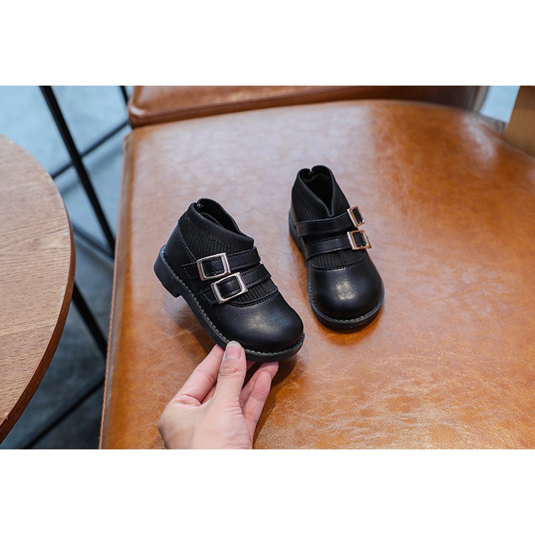 Bốt cổ chun hàng Quảng Châu cao cấp cho bé gái mã mới MQ6168