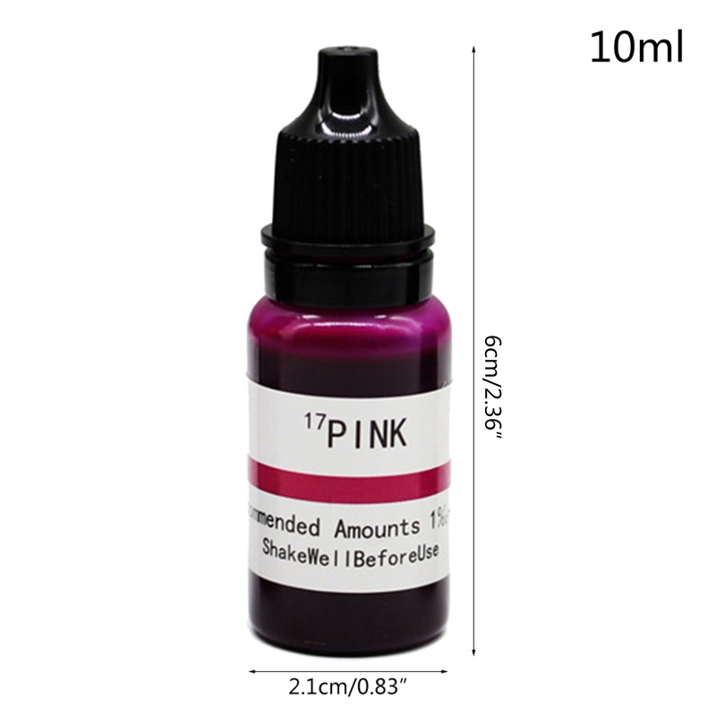 Lọ Màu Nến Dạng Lỏng 10ml Dùng Làm Đồ Thủ Công diy