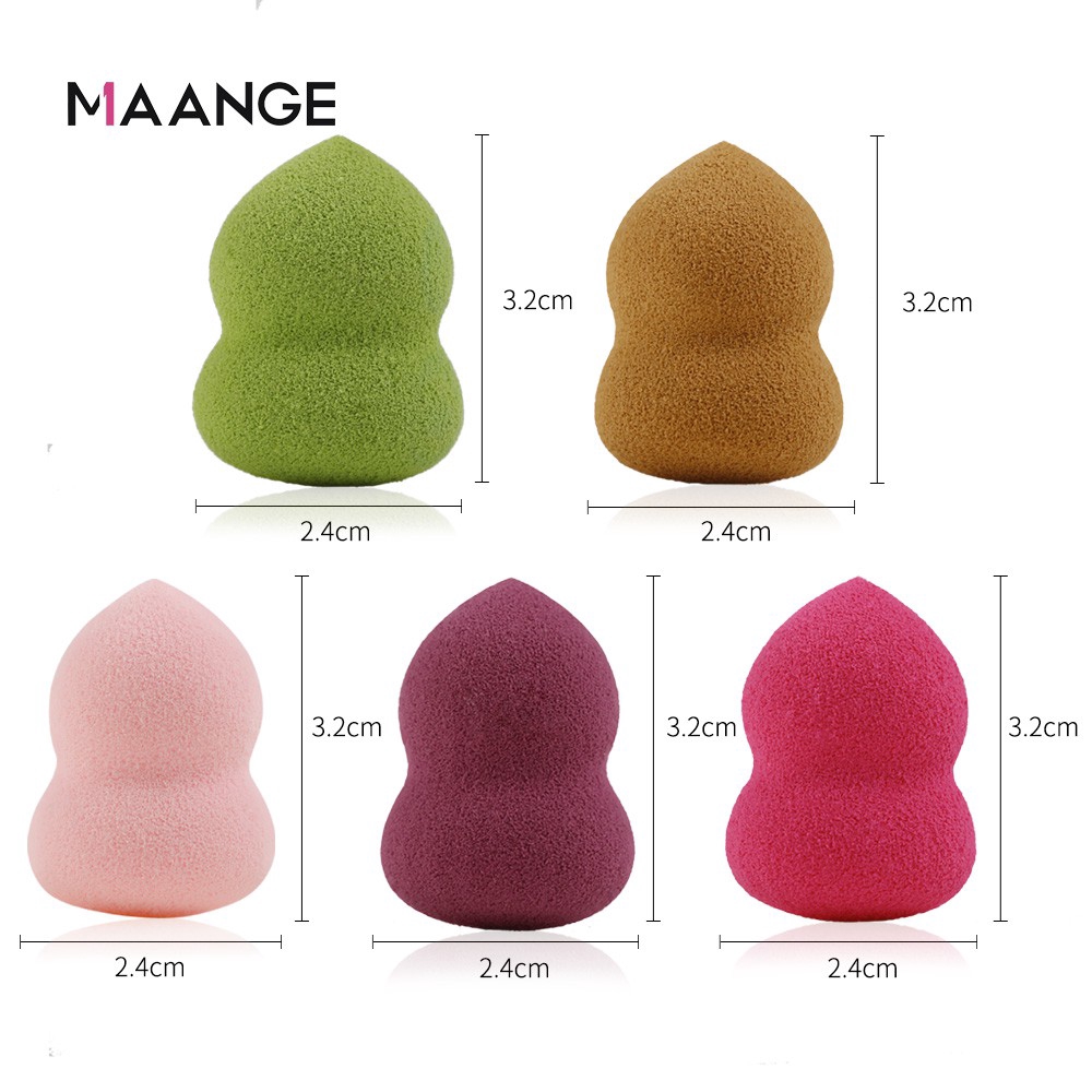 Set 10 bông phấn MAANGE trang điểm chuyên dụng chất lượng cao