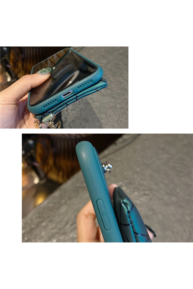 Ốp điện thoại Plaid Pocket Card wallet phone case cho XIAOMI POCO X3 NFC M3 F2 F3 PRO mi 9T A1 A2 A3 10T pro lite 11U 11 lite 8 se note 10 soft with strap