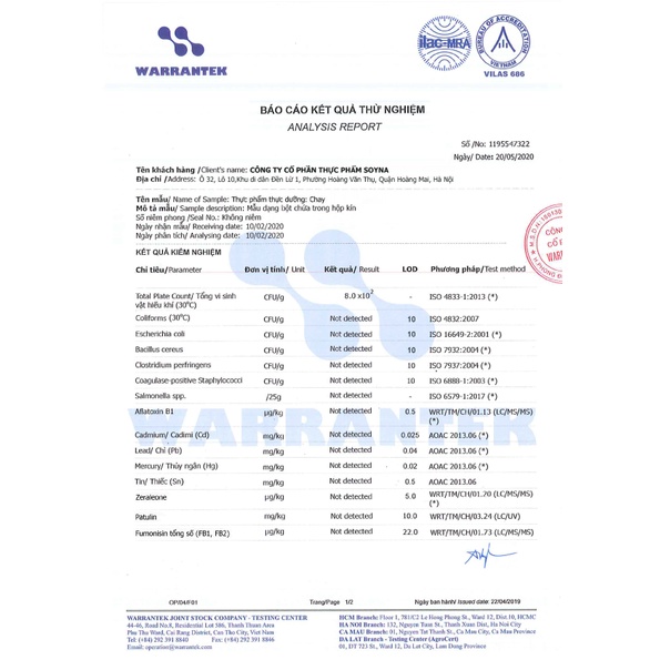 Sữa Chay Soyna 11 loại hạt cao cấp - Không Chứa Đậu Nành - Dinh dưỡng bổ sung cho người trường chay - Lon 400g