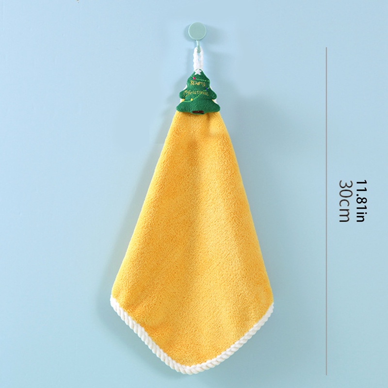 Unnyt Khăn Lau Tay Bằng Cotton Họa Tiết Giáng Sinh