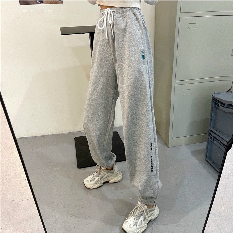 Quần Ống Rộng LangThang Store , Quần Jogger Nam Nữ Unisex Thể Thao Form rộng 2size M L