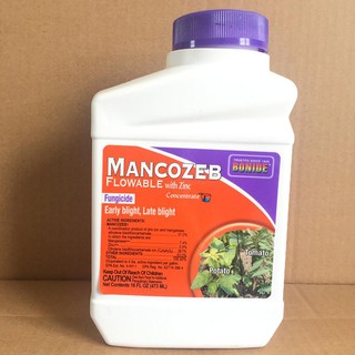 Chế phẩm Mancozeb Flowable With Zinc  can 473ml, nhập khẩu Mỹ chuyên  diệt nấm phổ rộng sử dụng cho hoa cây cảnh và rau