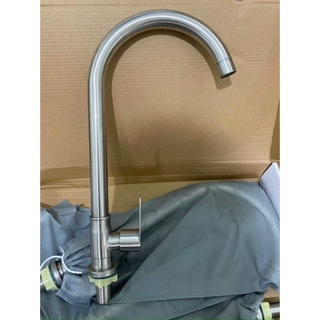 CHẬU RỮA CHÉN INOX sus 304 [ tặng kèm vòi rữa chén lạnh, rỗ đựng trái cây, bình xà bông ]
