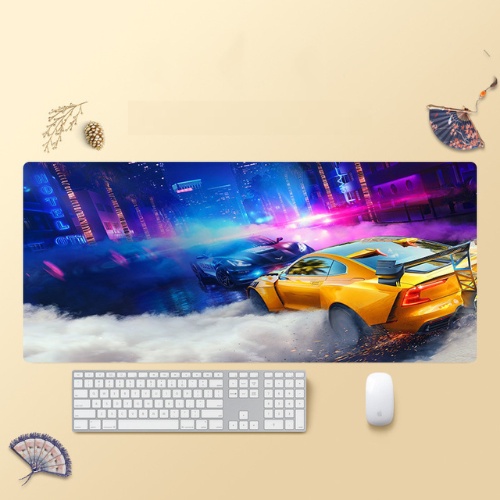 Miếng lót chuột bàn di chuột cỡ lớn 80 x 30cm oto đua xe Racing dễ thương chống nước cực êm