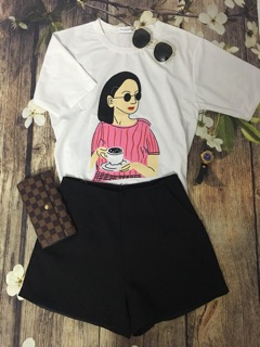 ÁO THUN NỮ COTTON OVERSIZE