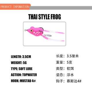 Mồi Giả Câu Cá Hình Ếch 3.5cm / 5g
