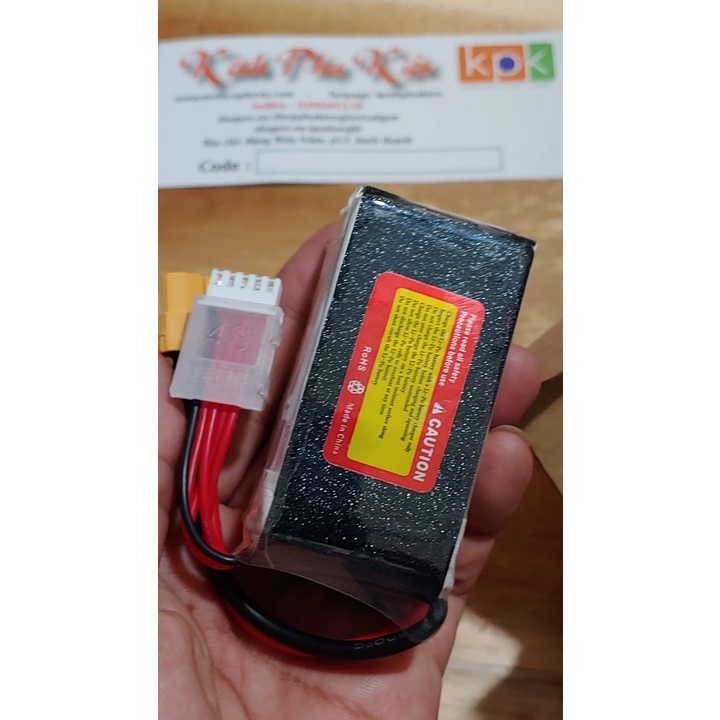 pin 1800mah, 4s, 65c giành cho máy bay đk từ xa, pin nguồn