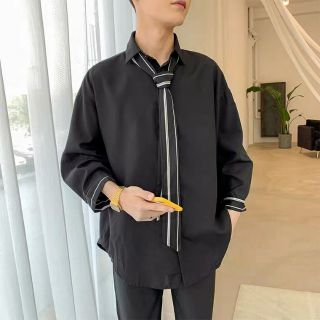 [ FREE SHIP ĐƠN 99K ]_Sét áo sơ mi+ cà vạt