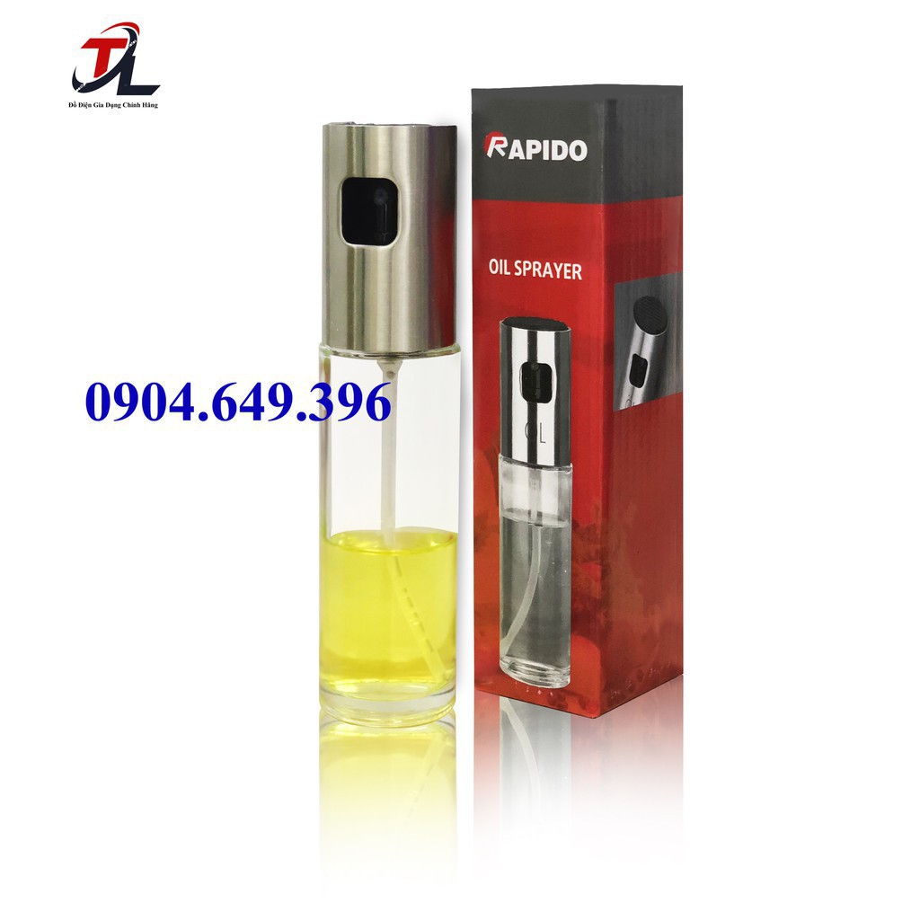 Bình xịt dầu Rapido chính hãng