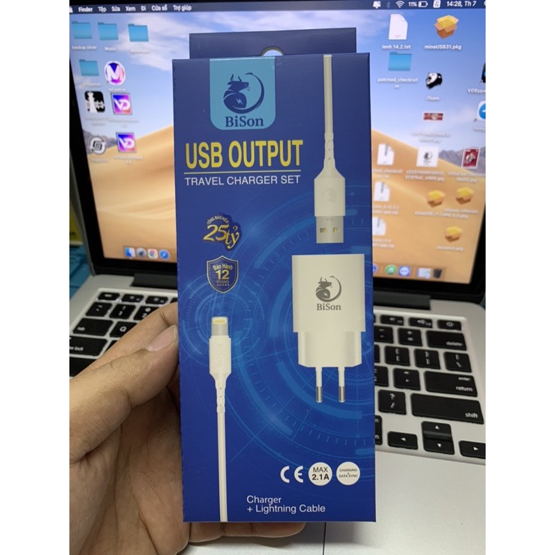 <BISON> COMBO 12W 2 Cổng USB (Lightning | Type C | Micro) Sạc Tốt Mọi Loại ĐTDĐ, Tablet ,iPhone ,iPad - Bảo Hành 12T