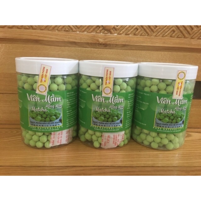 3 HŨ VIÊN MẦM HỒNG SÂM MÁT CHA COLLAGEN CÓ MÃ VẠCH