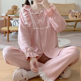 Set bộ mặc nhà cổ tròn quảng châu tiểu thư