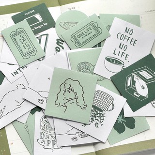 Set 60 Miếng Dán Trang Trí Dễ Thương  thaovy1