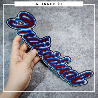 Sticker ủi quần áo cao cấp CÓ SẴN KEO ỦI,sticker path dán quần áo dùng làm miếng vá Quần Áo,vá áo phao,trang trí quần áo