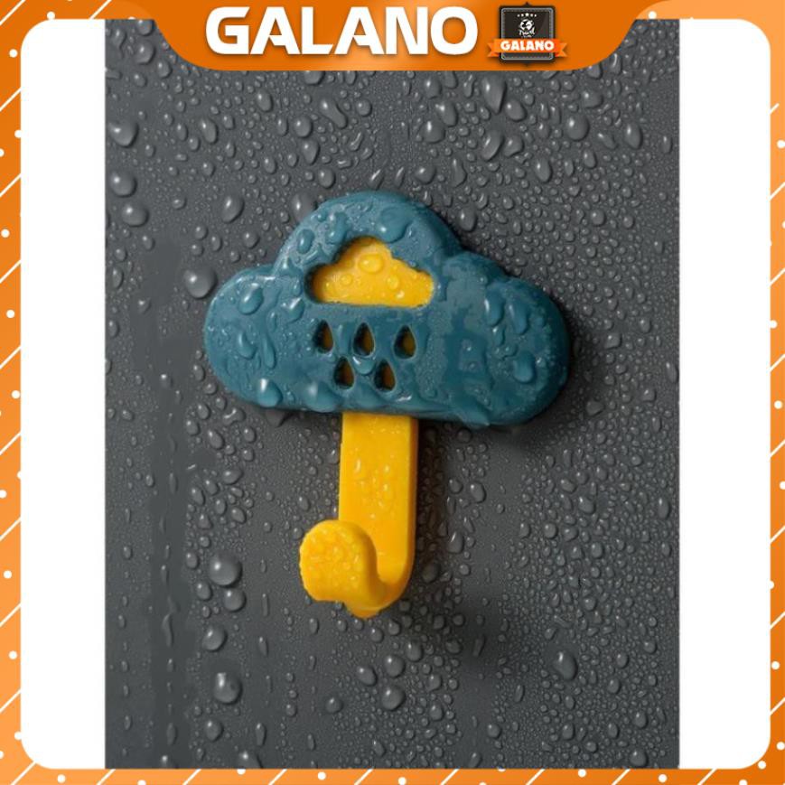 Móc dán tường GALANO móc treo dán tường hình đám mây nhiều màu dính tường siêu chắc HG-001215