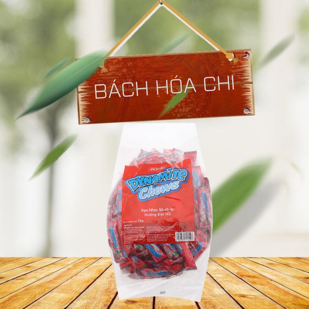 Kẹo Dynamite Chew Socola nhân Bạc hà