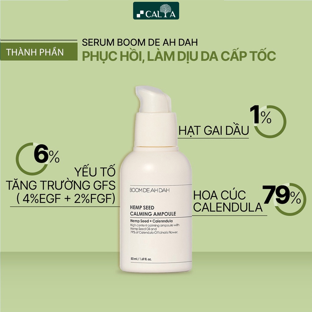 Tinh Chất Serum Boom De Ah Dah Dưỡng Trắng Da, Phục Hồi, Cấp Ẩm, Trẻ Hóa Làn Da 50ml