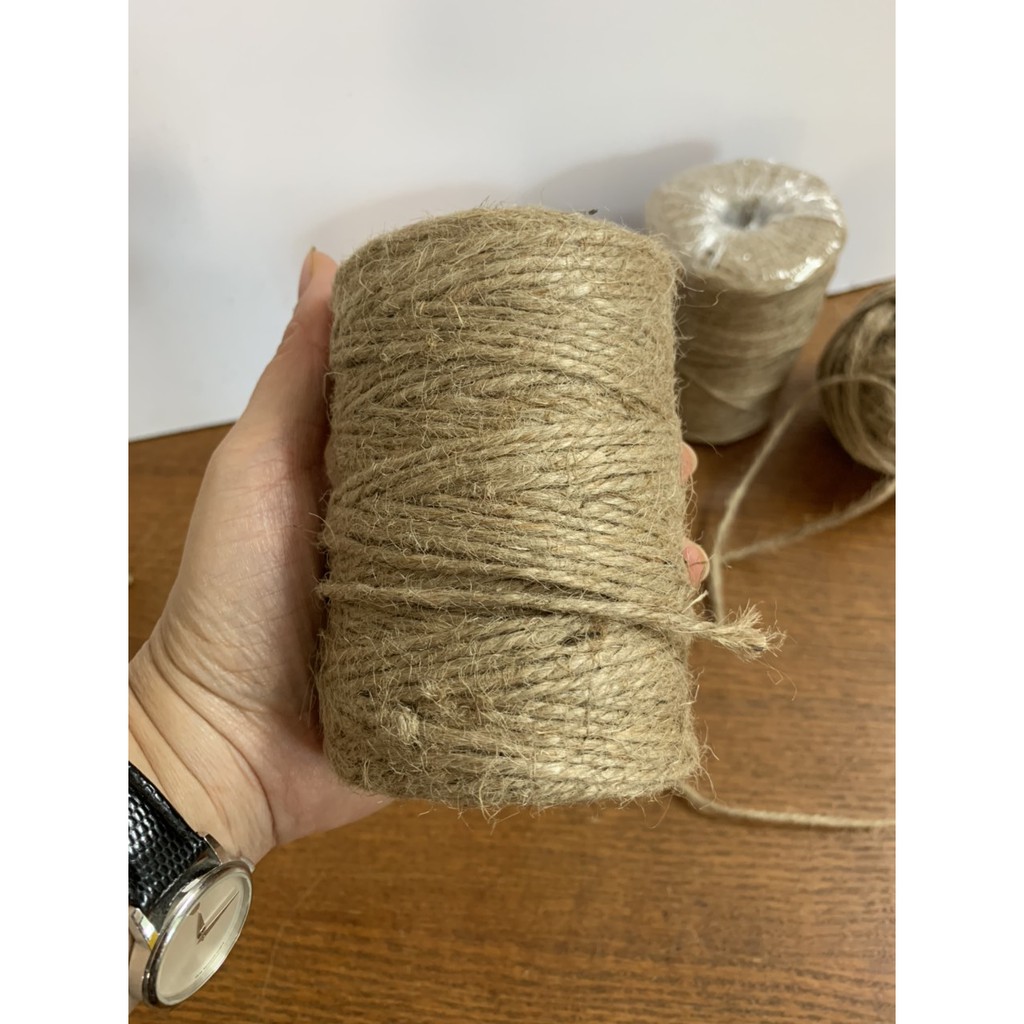 Dây thừng - dây cói (cuộn 110m , lẻ 20m) làm đồ handmade, trang trí