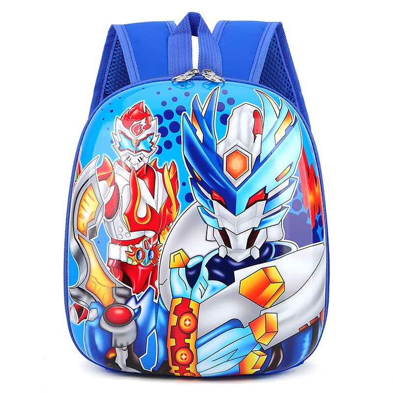 Balo mẫu giáo cho bé trai, balo trứng hình siêu nhân 3d chống nước