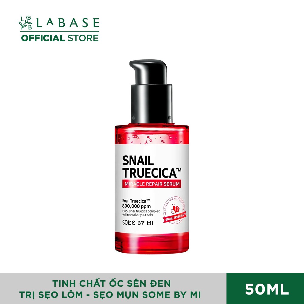 [Hàng nhập khẩu chính hãng] Tinh chất ốc sên đen giảm sẹo lõm - sẹo mụn Some By Mi Snail Truecica Miracle Serum 50ml | BigBuy360 - bigbuy360.vn
