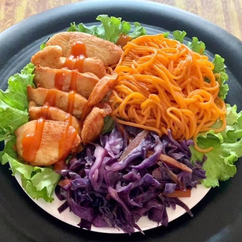 Bún rau củ ngũ sắc mix 5 vị EAT CLEAN healthy cho người ăn kiêng, tiểu đường hỏa tốc