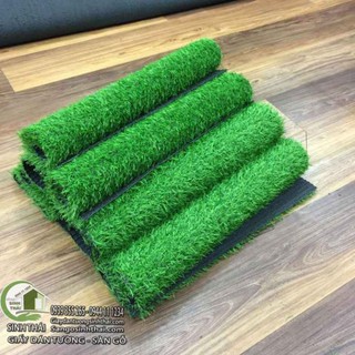 Tấm cỏ nhựa nhân tạo sợi cỏ dài, đế dày tốt 1m x 1m