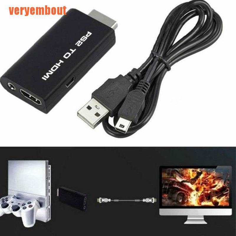 Bộ ChuyểN ĐổI PS2 Sang HDMI 3.5mm Cho HDTV